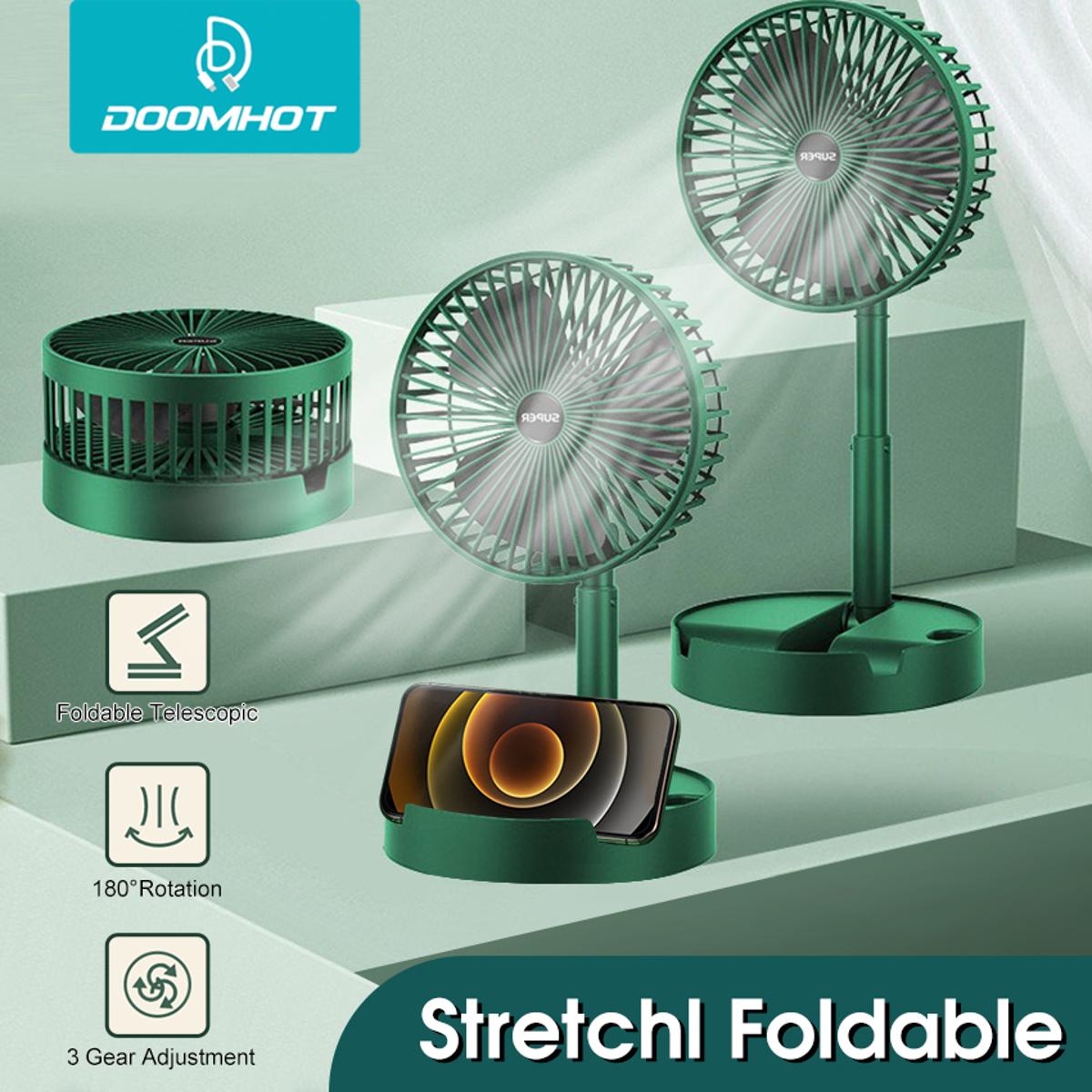 Portable Electric Mini Fan Foldable Telescopic fan with high Battery Life