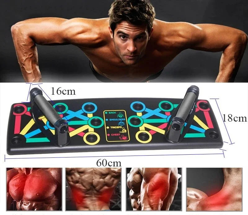 Foldable  9 in 1 push-up board